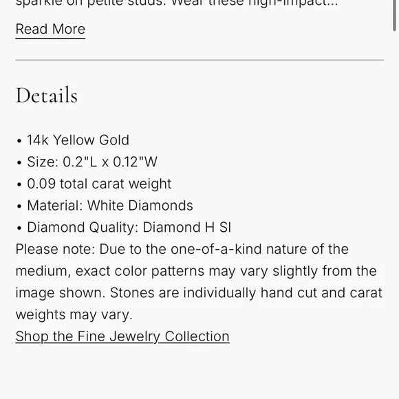 Kendra Scott 14k white gold diamond Amelee stud earrings - Picture 13 of 13